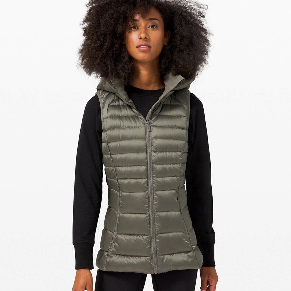 Lululemon Olive Puffer Vest